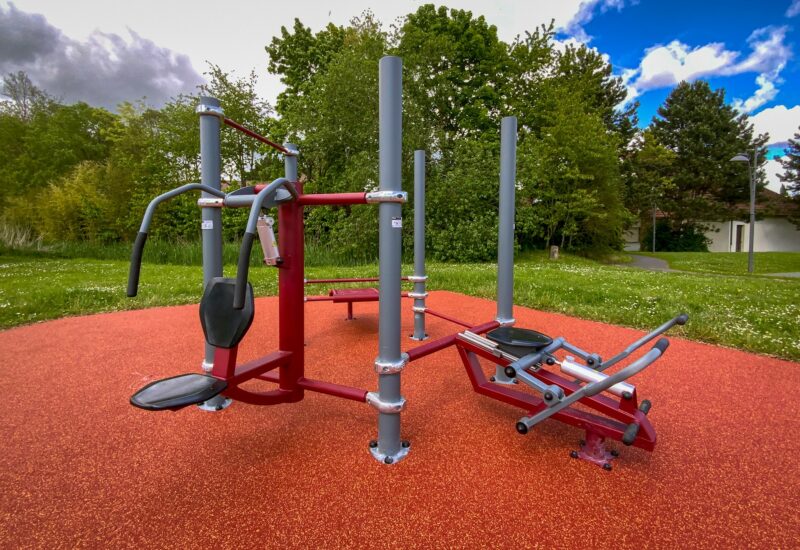 Fit'Station Training Abdos, rameur, tractions, pompes