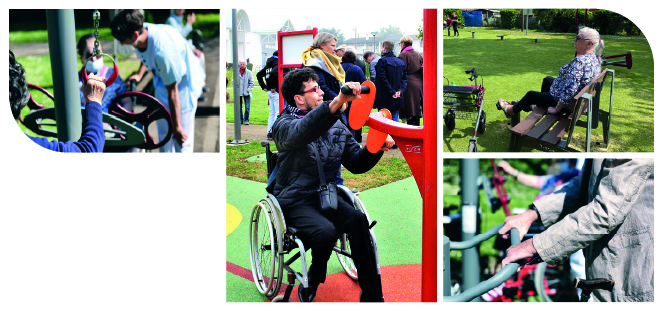 Presentation - Nos appareils accessibles a tous - Panel photos - FitPark