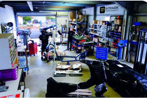 Presentation - Traitement du metal - Assemblage atelier montage - FitPark