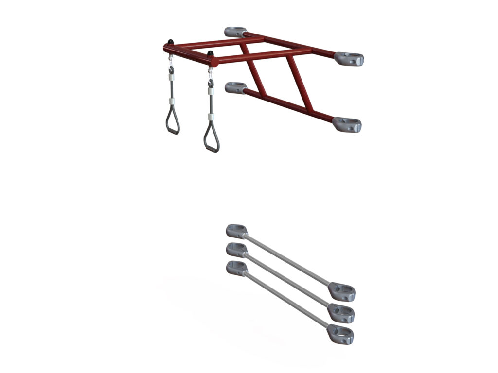 RENDU HD - EXO-M1181 - BARRE DEPORTEE AVEC BOUCLES TRAINING - FITPARK