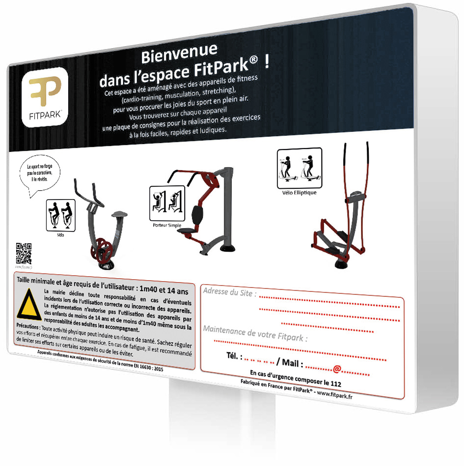 RENDU HD - SIGNALISATION ET ACCESSOIRES FBE - A0501C - PIG SUR POTEAU FBE - FITPARK