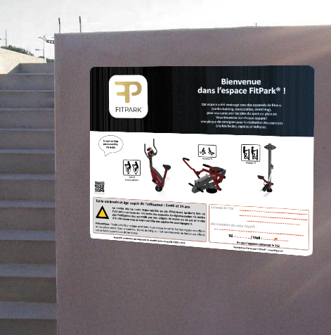 RENDU HD - SIGNALISATION ET ACCESSOIRES GAMME R - A0501A - PIG MURAL GAMME R - FITPARK