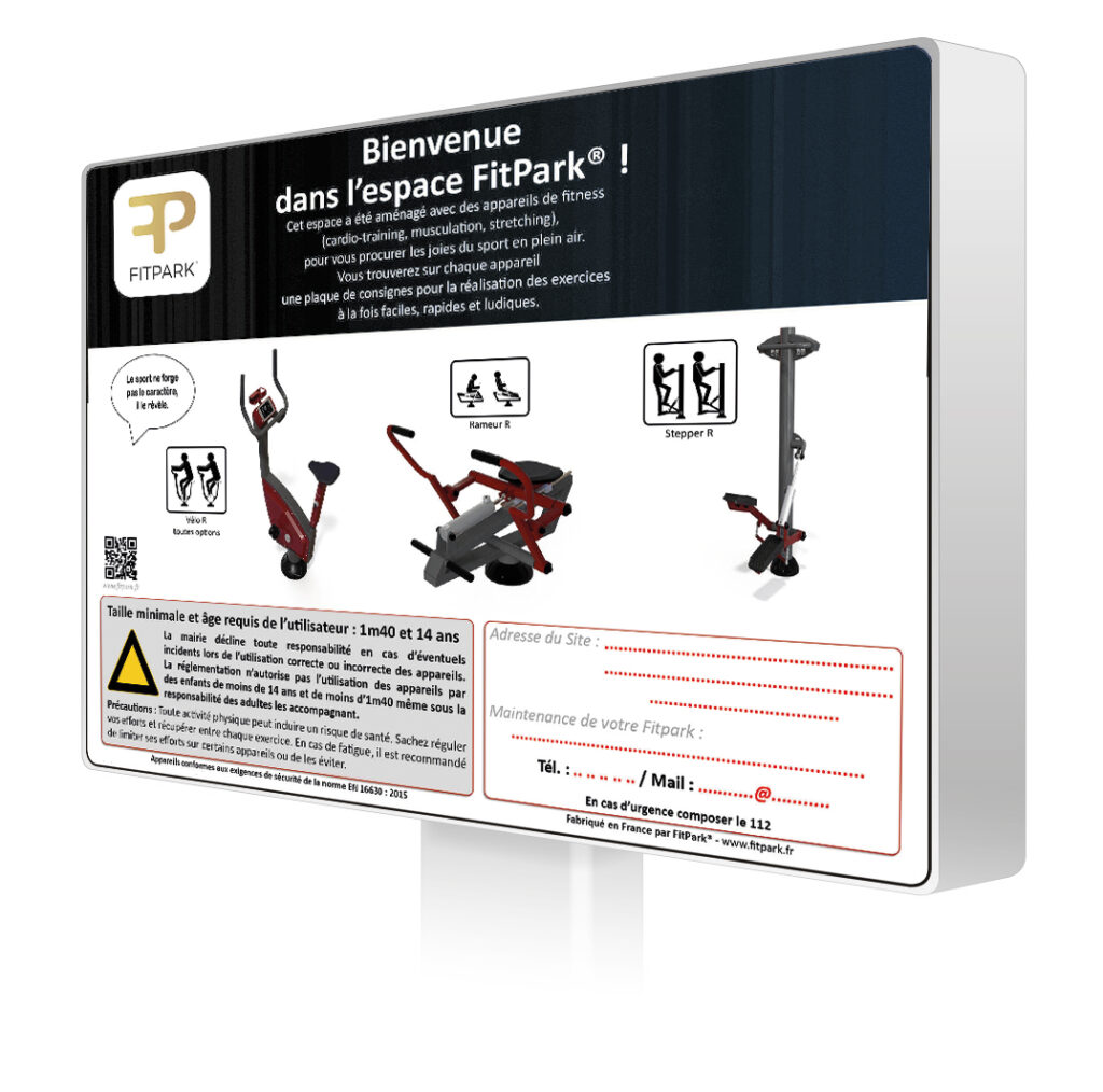 RENDU HD - SIGNALISATION ET ACCESSOIRES GAMME R - A0501C - PIG SUR POTEAU GAMME R - FITPARK