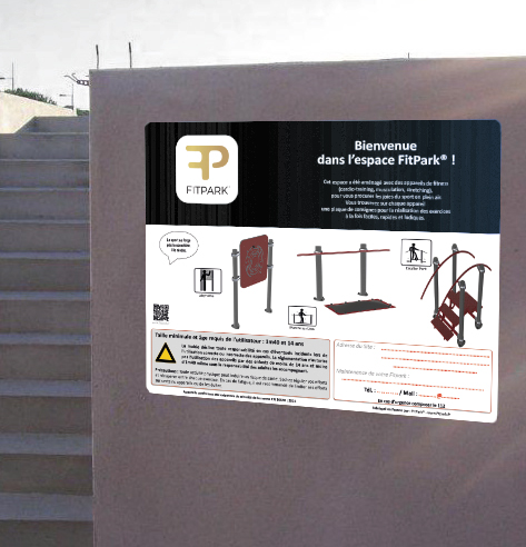 RENDU HD - SIGNALISATION ET ACCESSOIRES PMS - A0501A - PIG MURAL PMS - FITPARK