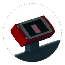 Stamp - Détail Ecran pour les Vélos R toutes options SEC 6 niveaux de résistance Affichage numerique - FitPark